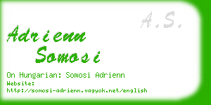 adrienn somosi business card